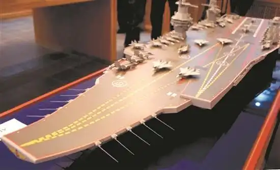 俄新航母方案模型曝光 或部署远东威慑美日(图)
