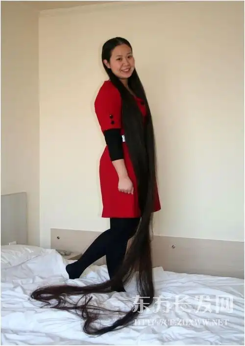 又见天津冯婉的超长发4