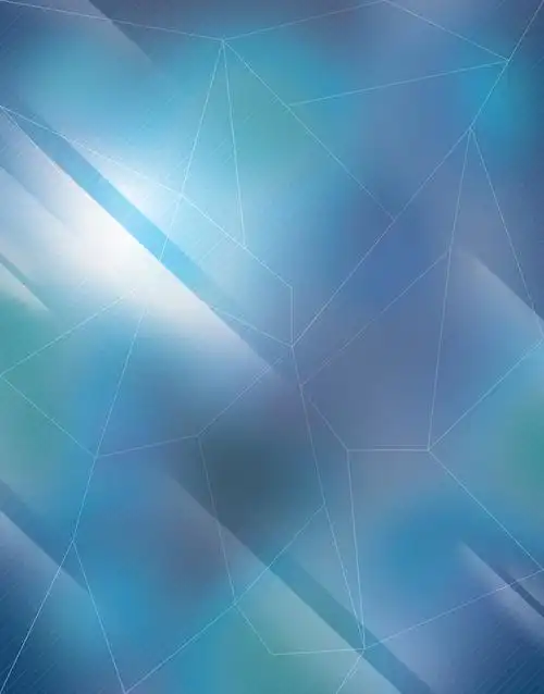 蓝色几何图形商务科技海报背景psd