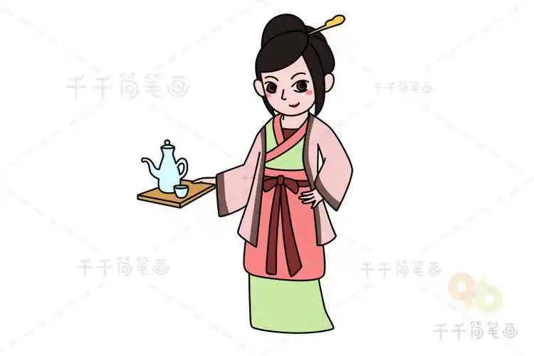 水浒传孙二娘简笔画