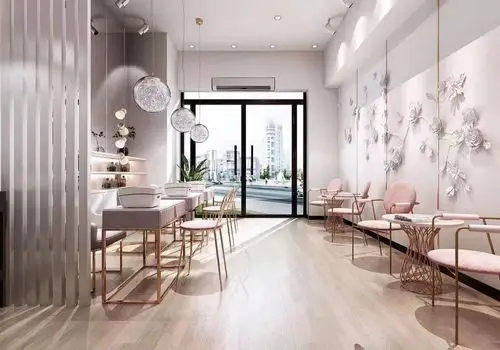 美甲店设计细节要点美甲店设计装修效果图