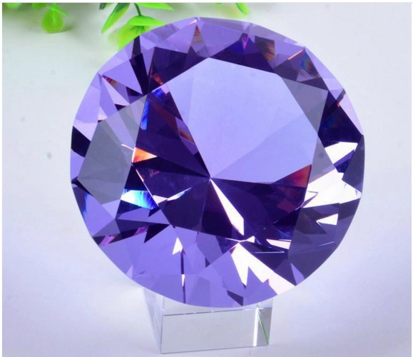 儿童玩具亚克力人造玻璃水晶宝石美甲婚庆柜台摆件礼物透明公主礼物