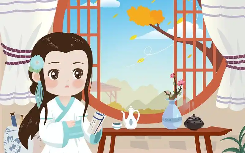 卡通古诗图_凌影随行-站酷zcool