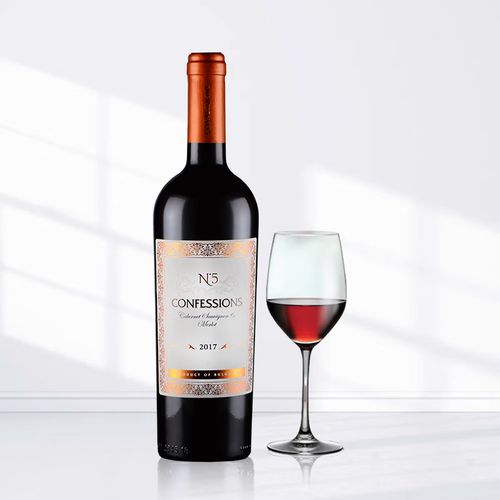 爱沁保加利亚原瓶进口n°5凯妃五号赤霞珠美乐干红葡