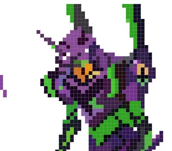 eva,初号机,动漫,壁纸,eva初号机【临摹】用圆珠笔画初号机初号机