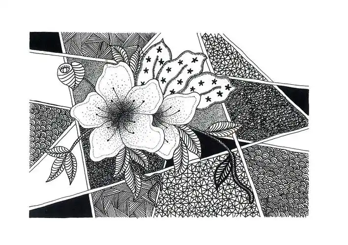 点线面的美感——东升一小二年级美术《点线面》线上课