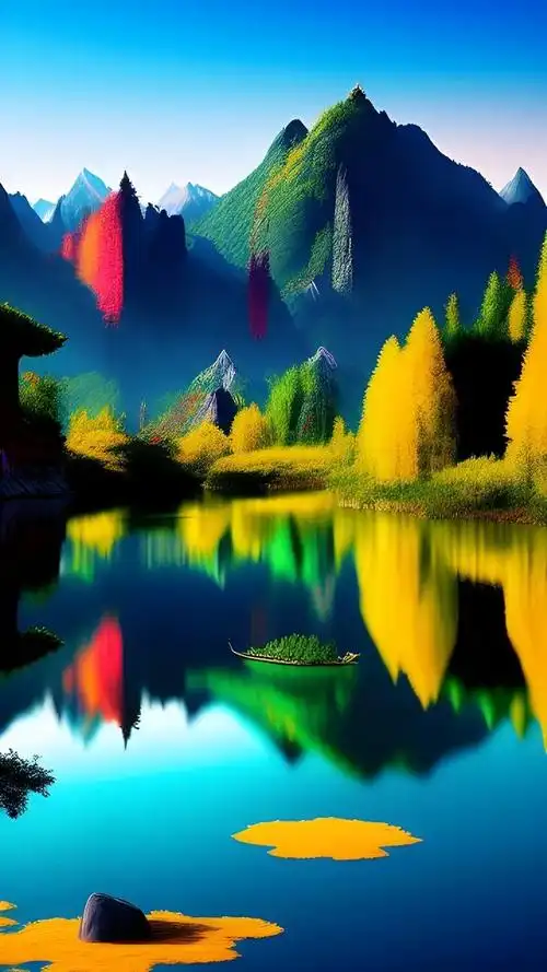 不是仙境,却美如仙境.不是真景,却震撼心灵.