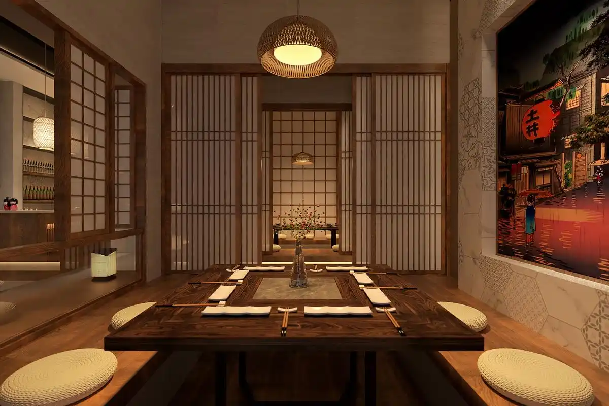 餐饮空间设计,日式料理店