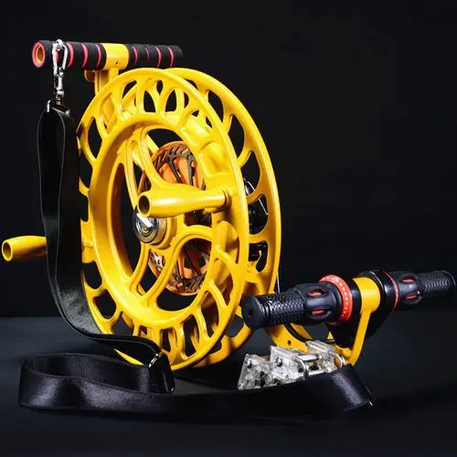 风筝镁合金背带刹车倒转强劲省力高档大型线轮风筝