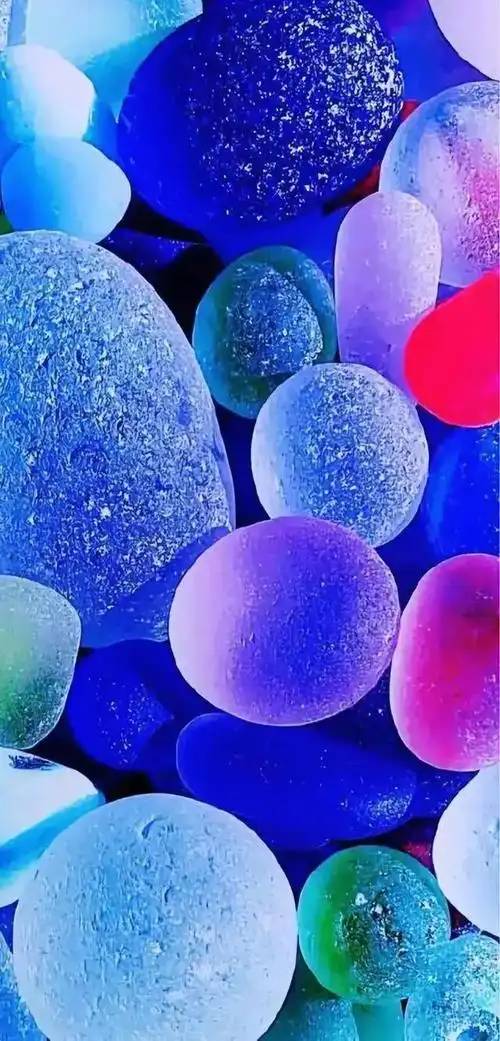 五彩斑斓的鹅卵石