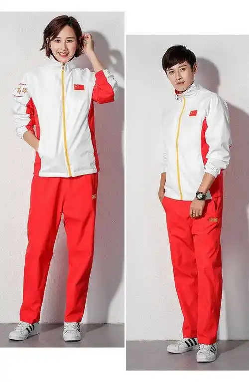 adidas nike官方中国运动员出场服运动服套装春男女体育生队服龙服