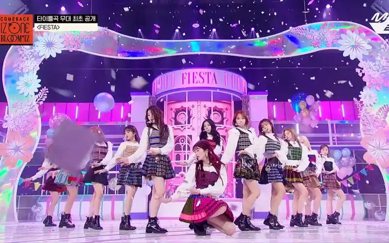 izone- fiesta comeback 舞台首秀