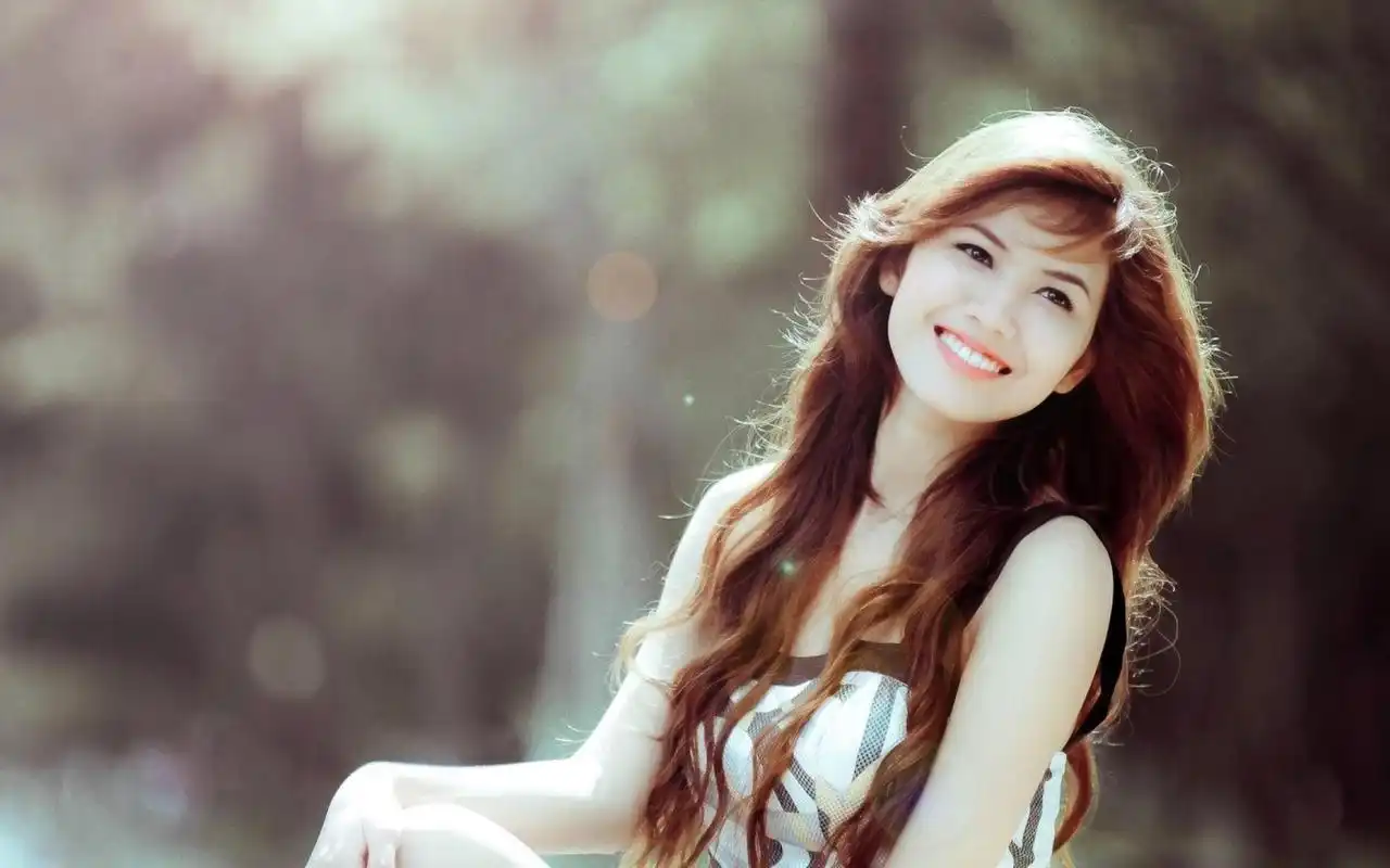 非主流文艺女青年小清新唯美写真桌面壁纸