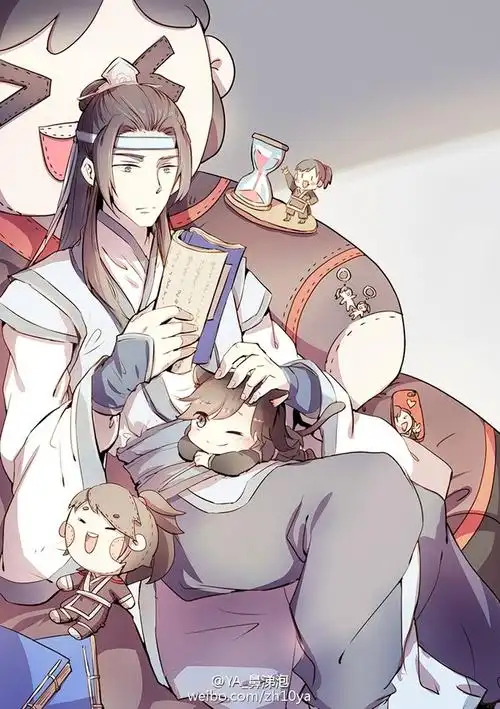 画师:ya_鼻涕泡 魔道祖师 魏无羡 蓝忘机