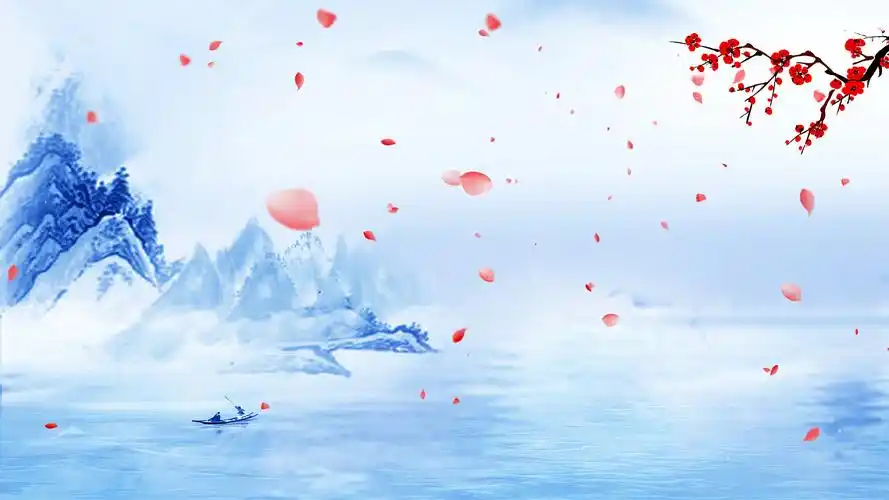 夜景左手指月歌曲视频背景ae模板唯美左手指月月亮背景4k古风片头片头