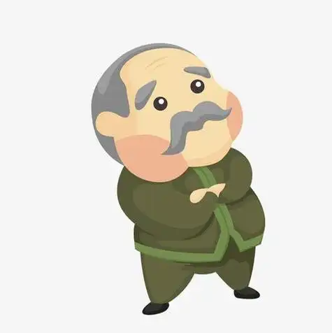 大爷头像卡通图片(老头专用头像卡通) - 搞怪个性头像 - 艾伊特头像站
