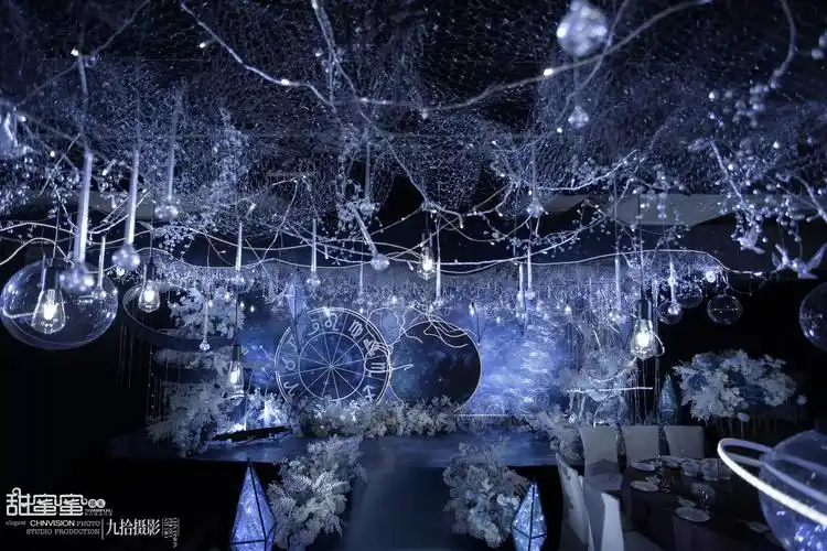 甜蜜蜜婚礼案例 ▏蓝色星空婚礼