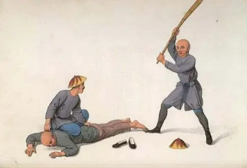 38张满清的刑罚现场图,外国人觉得很浪漫