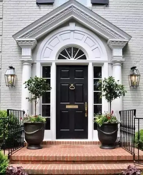 门头设计|好的别墅当然得配上一个天然石材门头