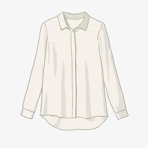 精美米白色衬衫