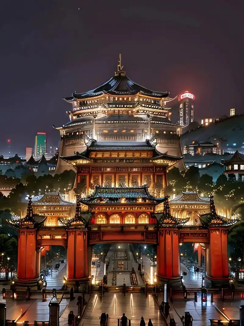 重庆人民大礼堂于1951年6月动工兴建,1954年4月竣工建成,是一座具有