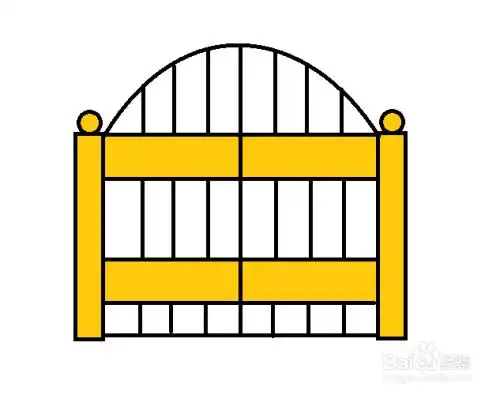 软件对于一些有院子的人家,一般都是会有大门的,那么简单大门怎么画呢