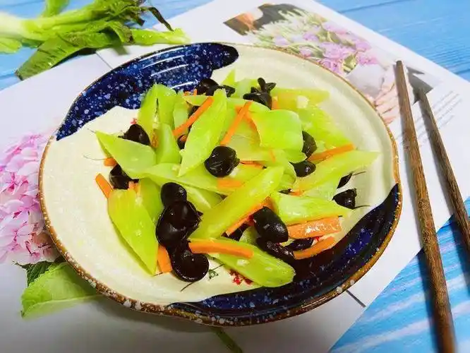 低油低脂素炒三鲜美味好吃健康营养