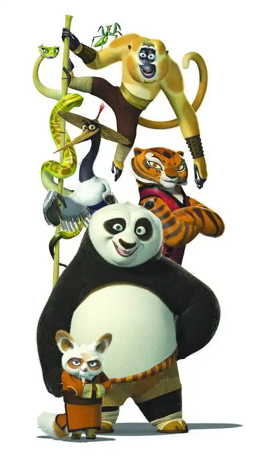 资料图片:动画《功夫熊猫》出场人物(36)