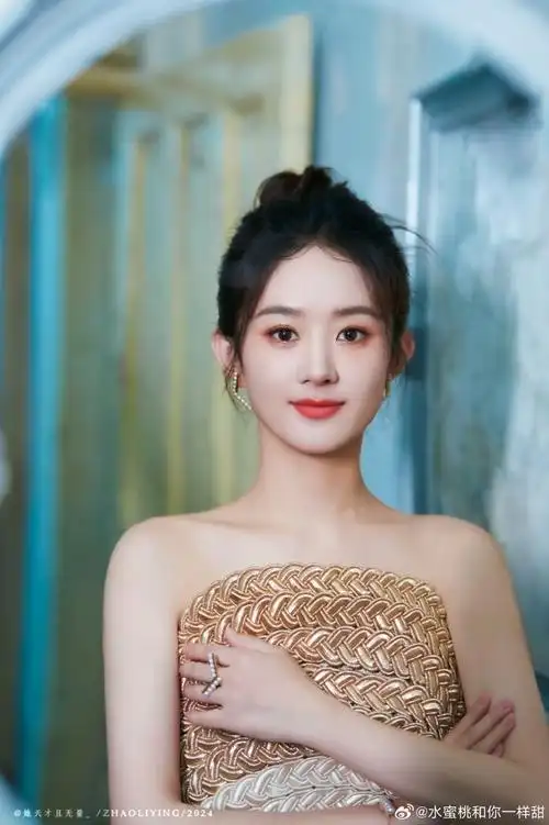 赵丽颖油画妆##赵丽颖全新高定##赵丽颖油画里的美人