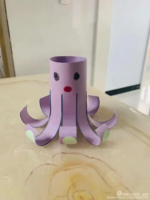 手工制作《章鱼》—李召幼儿园中一班