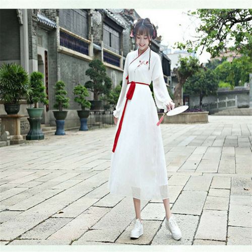 纤晟伊古装汉服女中国风礼古代衣服公主小姐流仙裙公主仙女学生夏