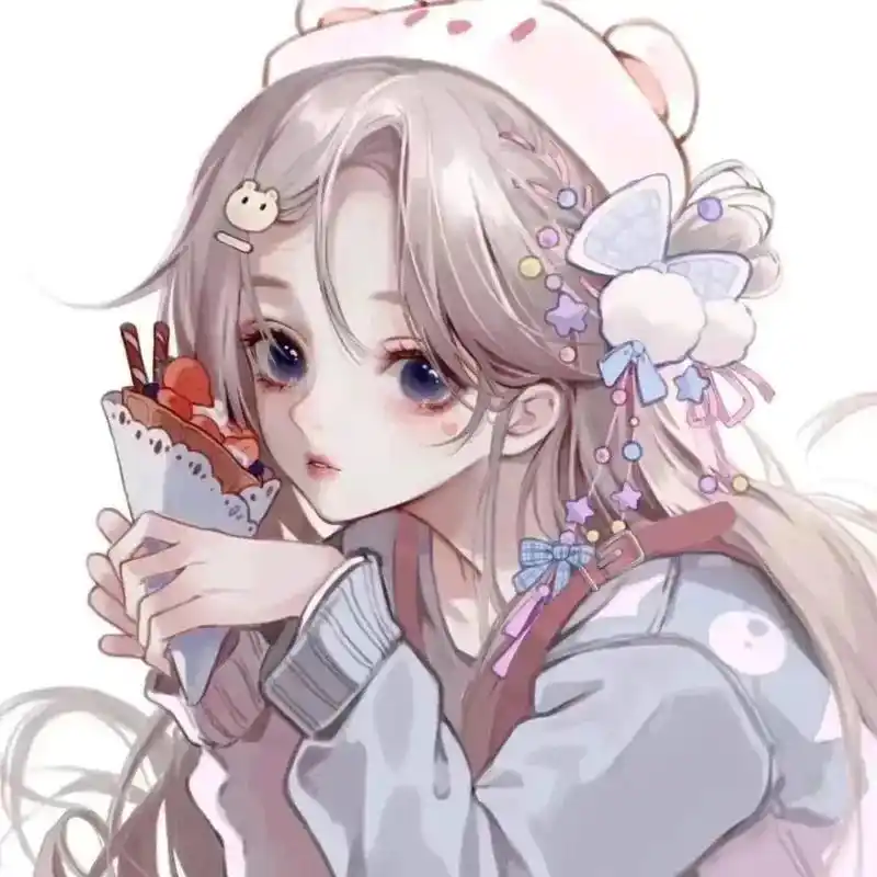 动漫女生头像 #二次元图片 #我又来送图啦 #甜系女孩头像 - 抖音