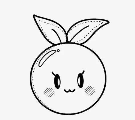 可爱的装饰品的简笔画