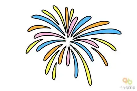 简笔画烟花简笔画烟花简单漂亮
