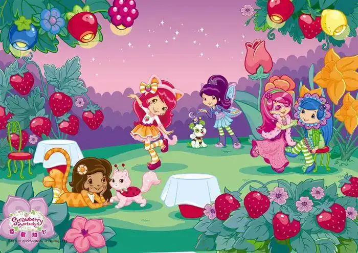 草莓甜心动手动脑益智大拼图(1节日派对)