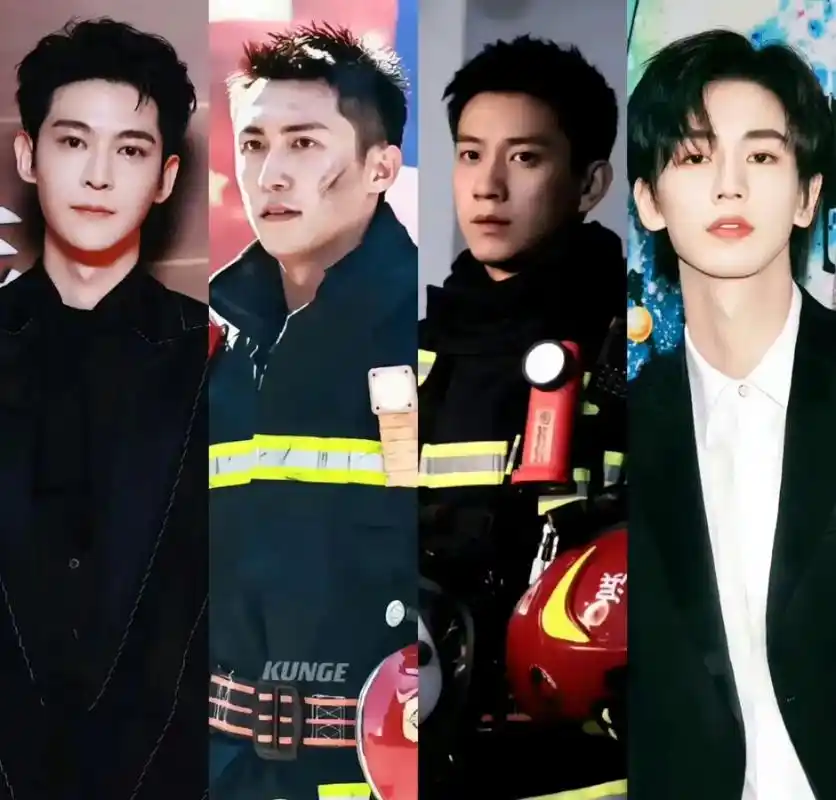 火光男团来啦!#他从火光中走来 #185大帅哥 #他从火光中 - 抖音