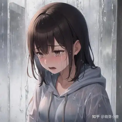 雨中哭泣,悲伤系列女孩头像壁纸0092 - 知乎