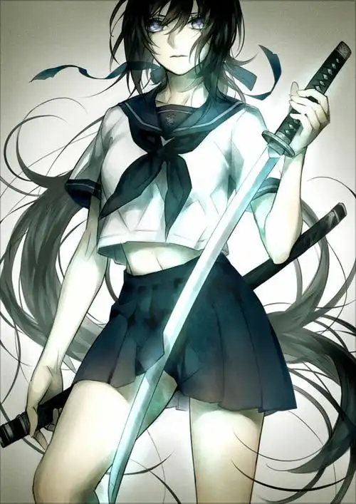 150×200规格的动漫女生杀手图