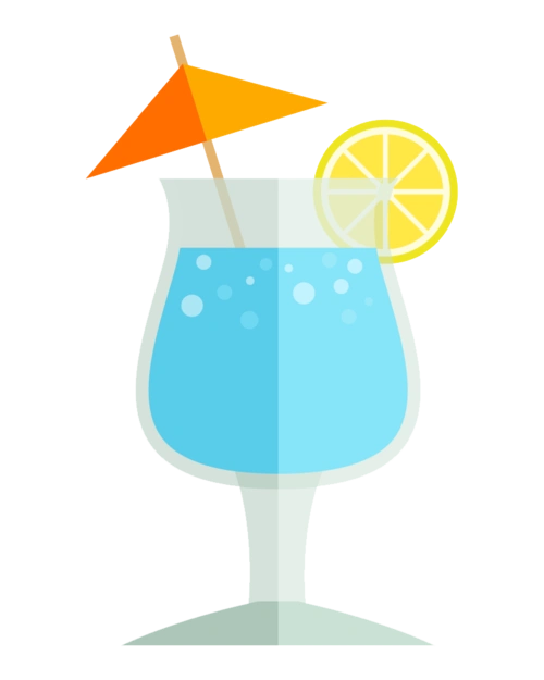 扁平化夏季冷饮矢量素材图片