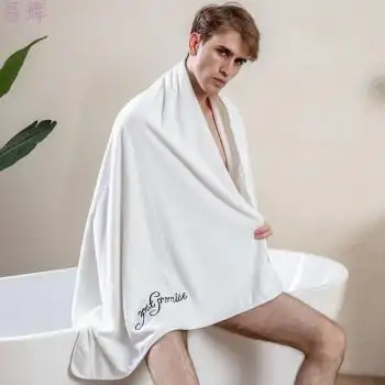 男士浴巾超大家用情侣可穿裹巾比纯棉吸水速干不易掉毛大毛巾男专用