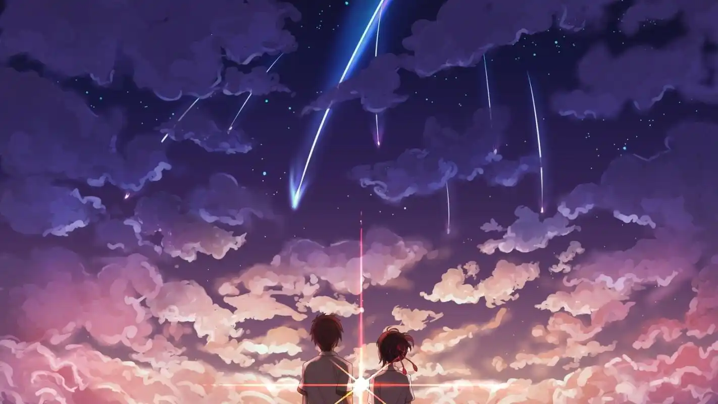 你的名字星空动漫卡通壁纸