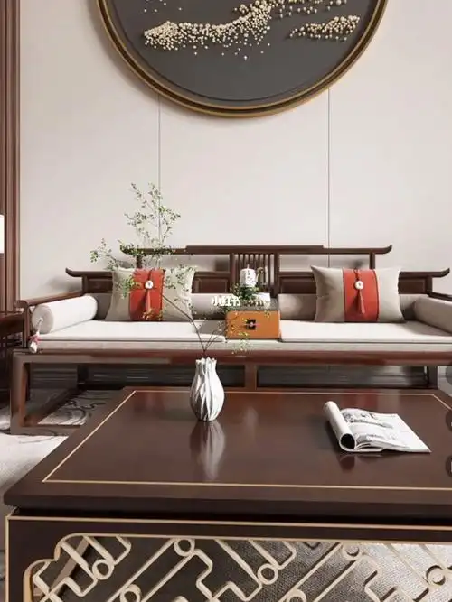 现代新中式实木沙发组合客厅罗汉床沙发禅意