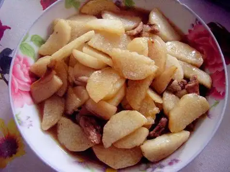 山药炒肉片的介绍