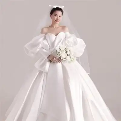 唯美简约风婚纱头像图片执手嫁与你