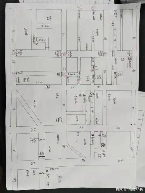 邢台市桥东区南长街党工委书记马振鑫的手绘辖区地图故事
