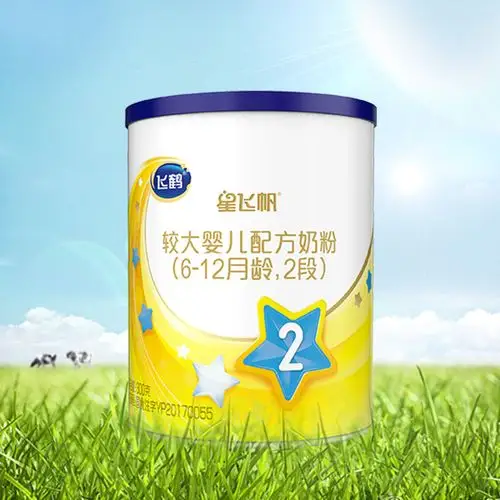 飞鹤星飞帆612个月婴幼儿配方奶粉2段300g1罐