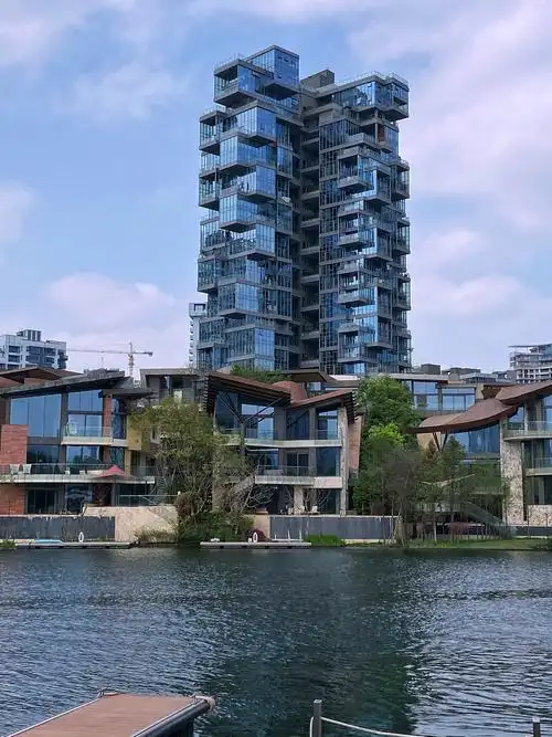 成都麓湖生态城建筑