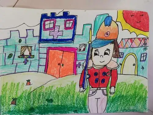 【一诺书画】龙泉东校周日二年级创意线描〈勇敢的士兵〉