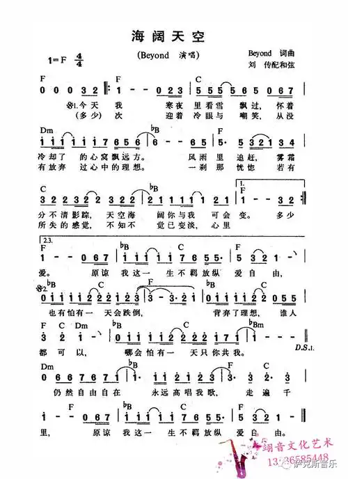 【海阔天空】永远的经典金曲,太好听了(萨克斯唯美音乐)_深情_专业