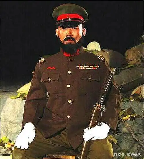 大胡子日军形象